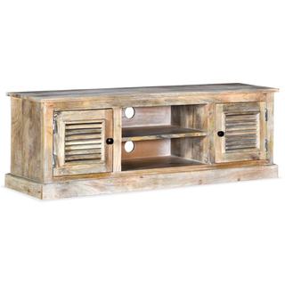 TV Cabinet Solid Mango Wood - Giant Lobelia