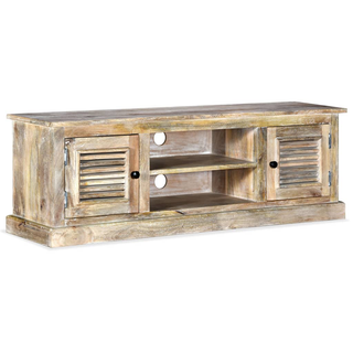 TV Cabinet Solid Mango Wood - Giant Lobelia