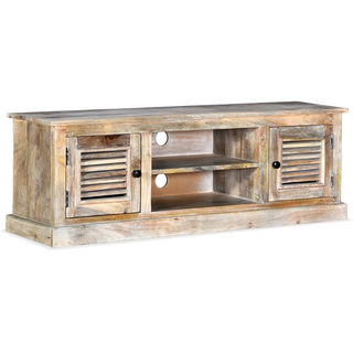 TV Cabinet Solid Mango Wood - Giant Lobelia