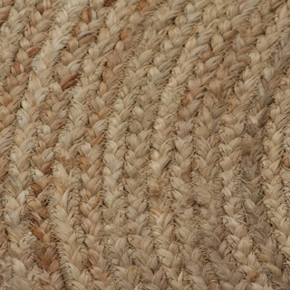 Area Rug Braided Jute 150 cm Round - Giant Lobelia