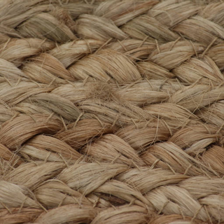 Area Rug Braided Jute 150 cm Round - Giant Lobelia