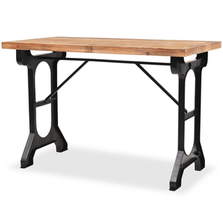 vidaXL Dining Table Solid Fir Wood Top 122x65x82 cm - Giant Lobelia