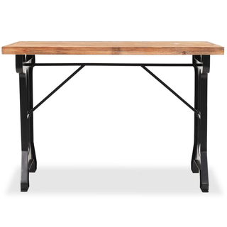 vidaXL Dining Table Solid Fir Wood Top 122x65x82 cm - Giant Lobelia