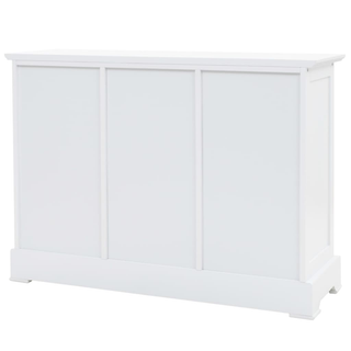 vidaXL Sideboard with 3 Doors MDF and Pinewood 105x35x77.5 cm - Giant Lobelia