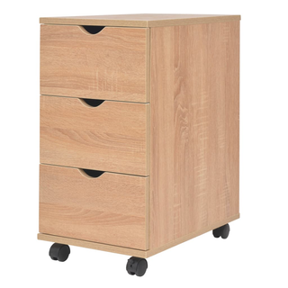 vidaXL Drawer Unit 33x45x60 cm Oak - Giant Lobelia