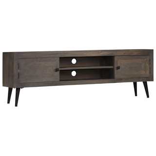 TV Cabinet Solid Mango Wood 140x30x45 cm - Giant Lobelia