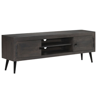 TV Cabinet Solid Mango Wood 140x30x45 cm - Giant Lobelia