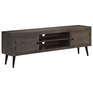 TV Cabinet Solid Mango Wood 140x30x45 cm - Giant Lobelia