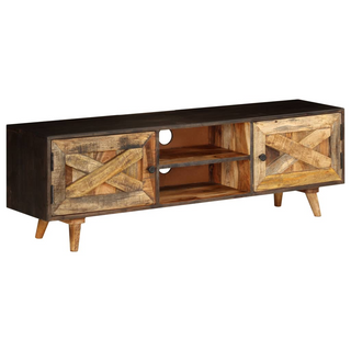 vidaXL TV Cabinet Solid Mango Wood 140x30x45 cm - Giant Lobelia