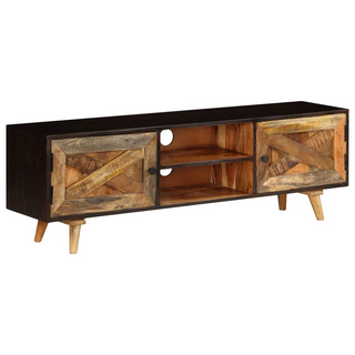 vidaXL TV Cabinet Solid Mango Wood 140x30x45 cm - Giant Lobelia