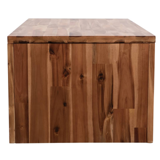 vidaXL Coffee Table Solid Acacia Wood 90x50x37.5 cm - Giant Lobelia