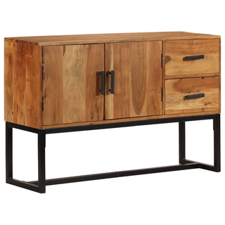 vidaXL Sideboard Brown 110x30x70 cm Solid Wood Acacia - Giant Lobelia