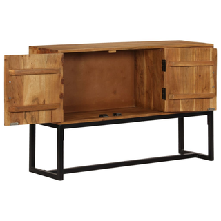 vidaXL Sideboard Brown 110x30x70 cm Solid Wood Acacia - Giant Lobelia