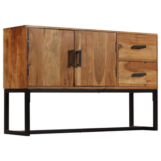 vidaXL Sideboard Brown 110x30x70 cm Solid Wood Acacia - Giant Lobelia