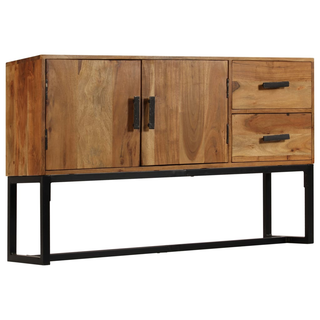 vidaXL Sideboard Brown 110x30x70 cm Solid Wood Acacia - Giant Lobelia