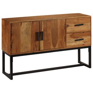 vidaXL Sideboard Brown 110x30x70 cm Solid Wood Acacia - Giant Lobelia