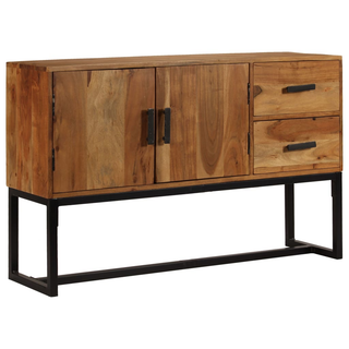 vidaXL Sideboard Brown 110x30x70 cm Solid Wood Acacia - Giant Lobelia