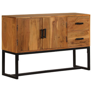 vidaXL Sideboard Brown 110x30x70 cm Solid Wood Acacia - Giant Lobelia