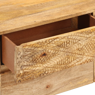 vidaXL TV Cabinet Solid Mango Wood 110x30x40 cm - Giant Lobelia