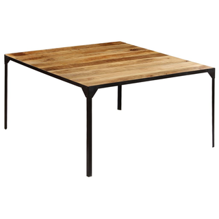 vidaXL Dining Table 140x140x76 cm Solid Mango Wood - Giant Lobelia