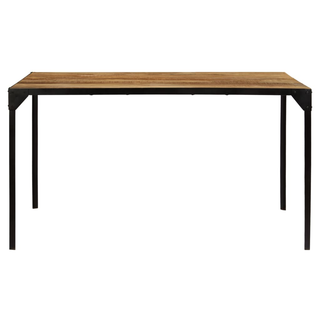 vidaXL Dining Table 140x140x76 cm Solid Mango Wood - Giant Lobelia