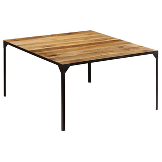 vidaXL Dining Table 140x140x76 cm Solid Mango Wood - Giant Lobelia