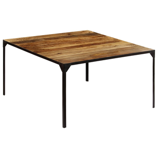 vidaXL Dining Table 140x140x76 cm Solid Mango Wood - Giant Lobelia