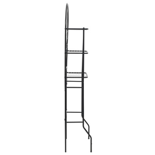 Toilet Rack Black 60x33x174 cm - Giant Lobelia