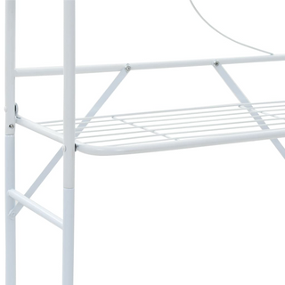 Toilet Rack White 60x33x174 cm - Giant Lobelia