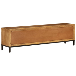 TV Cabinet Solid Mango Wood 140x30x40 cm - Giant Lobelia