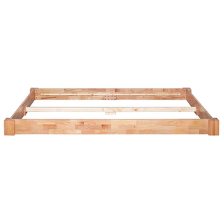 Bed Frame Solid Oak Wood 160x200 cm - Giant Lobelia