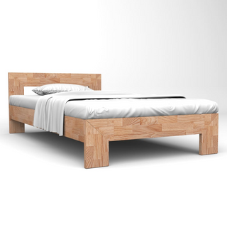 Bed Frame Solid Oak Wood 160x200 cm - Giant Lobelia