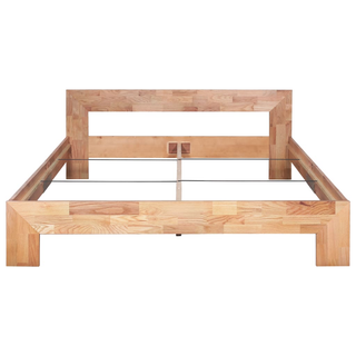 Bed Frame Solid Oak Wood 160x200 cm - Giant Lobelia