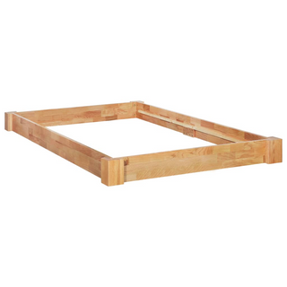 Bed Frame Solid Oak Wood 120x200 cm - Giant Lobelia