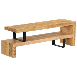 vidaXL TV Stand Solid Mango Wood - Giant Lobelia