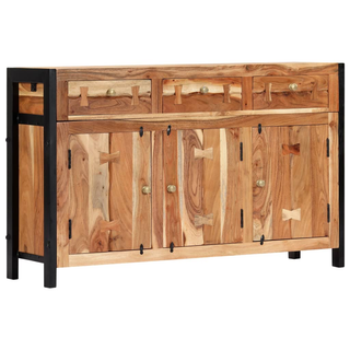 vidaXL Sideboard 120x35x75 cm Solid Acacia Wood - Giant Lobelia