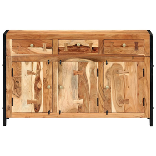 vidaXL Sideboard 120x35x75 cm Solid Acacia Wood - Giant Lobelia