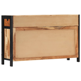 vidaXL Sideboard 120x35x75 cm Solid Acacia Wood - Giant Lobelia