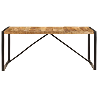 vidaXL Dining Table 180x90x75 cm Solid Mango Wood - Giant Lobelia