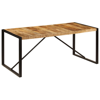 vidaXL Dining Table 180x90x75 cm Solid Mango Wood - Giant Lobelia