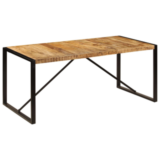 vidaXL Dining Table 180x90x75 cm Solid Mango Wood - Giant Lobelia