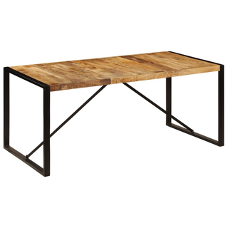 vidaXL Dining Table 180x90x75 cm Solid Mango Wood - Giant Lobelia