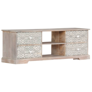 vidaXL TV Cabinet 120x30x40 cm Solid Acacia Wood - Giant Lobelia