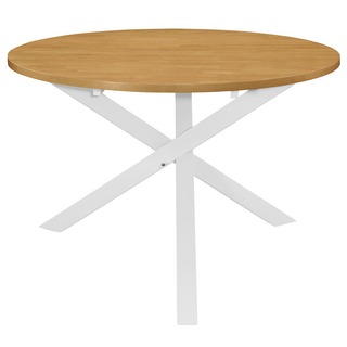 vidaXL Dining Table White 120x75 cm MDF - Giant Lobelia