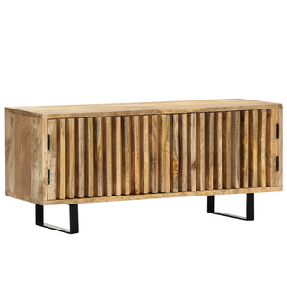 vidaXL TV Cabinet 90x30x40 cm Solid Mango Wood - Giant Lobelia