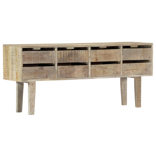 vidaXL Sideboard 140x30x60 cm Solid Mango Wood - Giant Lobelia