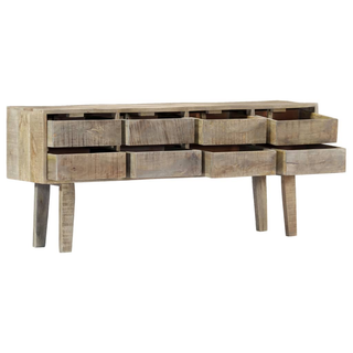 vidaXL Sideboard 140x30x60 cm Solid Mango Wood - Giant Lobelia