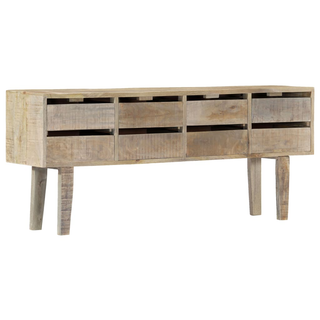 vidaXL Sideboard 140x30x60 cm Solid Mango Wood - Giant Lobelia