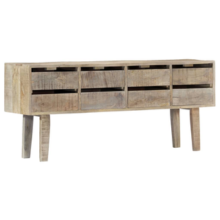 vidaXL Sideboard 140x30x60 cm Solid Mango Wood - Giant Lobelia