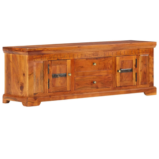 vidaXL TV Cabinet 119x30x40 cm Solid Acacia Wood - Giant Lobelia